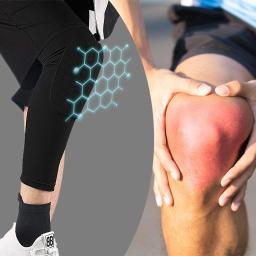 Joelheiras de compressão longa para crianças e adultos, mangas para pernas, basquete, futebol, esportes, mulheres, homens, 1 par, 2 peças - Image 3