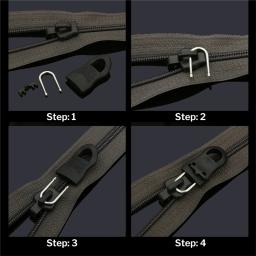 Replacement Zipper Puller para Travel Bag, Zip Fixer para Mala e Mochila, Zipper Pull Fixer para Tenda, 8, 12Set - Image 3