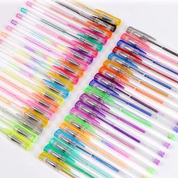 Conjunto de canetas gel coloridas para colorir livros, desenho Doodle artesanato, Scrapbook Journaling Planner, material escolar, 100pcs - Image 2