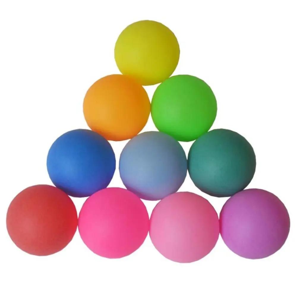 Bolas de ping pong para tênis de mesa, cores foscas, misturadas, duráveis e sem costura, 40mm, 30/50pcs - Image 1