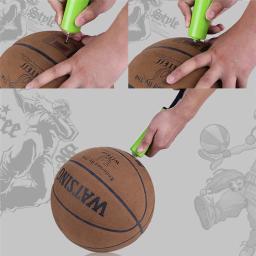 8 pçs conjunto de bomba de bola portátil mangueira flexível vôlei futebol basquete com agulha mão bomba ar durável balão bola inflator - Image 6
