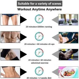 Esporte exigível estimulador muscular equipamentos de fitness ems abs abdominal trainer perda de peso corpo emagrecimento anti celulite hip lift - Image 5