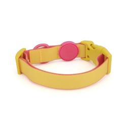 Macaron ajustável cor coleira pequena, Cachorro impermeável e coleira de gato, Moda Pet Collar - Image 5