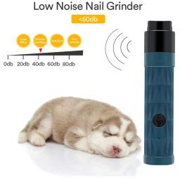 Novo cão elétrico cortador de unhas clippers pet garras moedores ferramentas com luz led gato patas unhas grooming trimmer limpeza suprimentos - Image 6