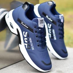 Tênis de corrida respirável masculino, tênis de malha leve casual ao ar livre, tênis de treinamento com renda, novo verão - Image 3