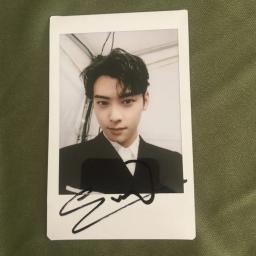 Cartões fotográficos Cha EunWoo autografados, 3 polegadas, K-POP coleção, 2023 - Image 5