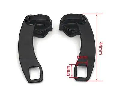 Double-Layer Nylon Dente Zipper Cabeças, Acessórios de costura, DIY Saco, Bagagem, Barraca, Boa Qualidade, 8 # - Image 1