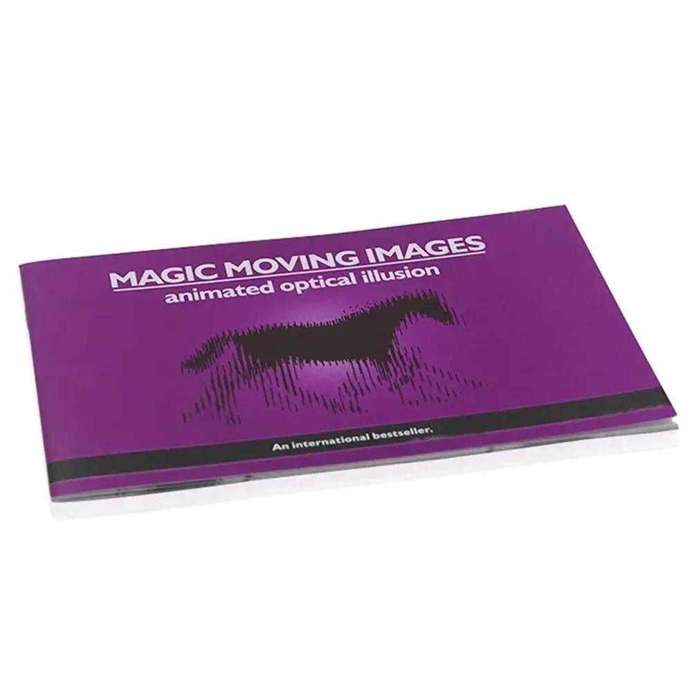 Adereços Mágicos Animados de Ilusão Óptica, Imagens Mágicas em Movimento, Truques Mágicos Livro, Desenhos Animados - Image 1
