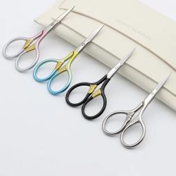 Tesoura em relevo para costura, ponto cruz retrô, prata antiga, tesoura pequena bonita vintage, corte de linha de pesca, tesoura de tecido DIY - Image 1