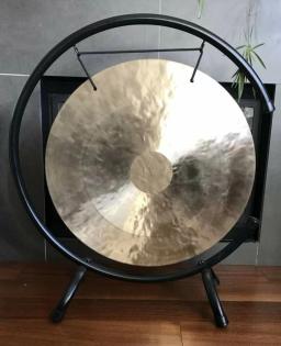 Arborea Gongs de cura sonora, Gong de vento de bronze, malho de madeira grátis, gongos de feng chinês, instrumento de percussão de meditação, 12 "-36" - Image 6