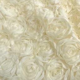 Flores tecido laço artesanato vestido, casamento festa tapete fundo decoração, patchwork costura Telas, rosas 3D, atacado, 100x130cm - Image 2