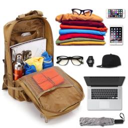 Mochila tática impermeável ao ar livre para homens, mochila Molle para camping, caça, trekking, bolsa esportiva, softback, grande capacidade - Image 5