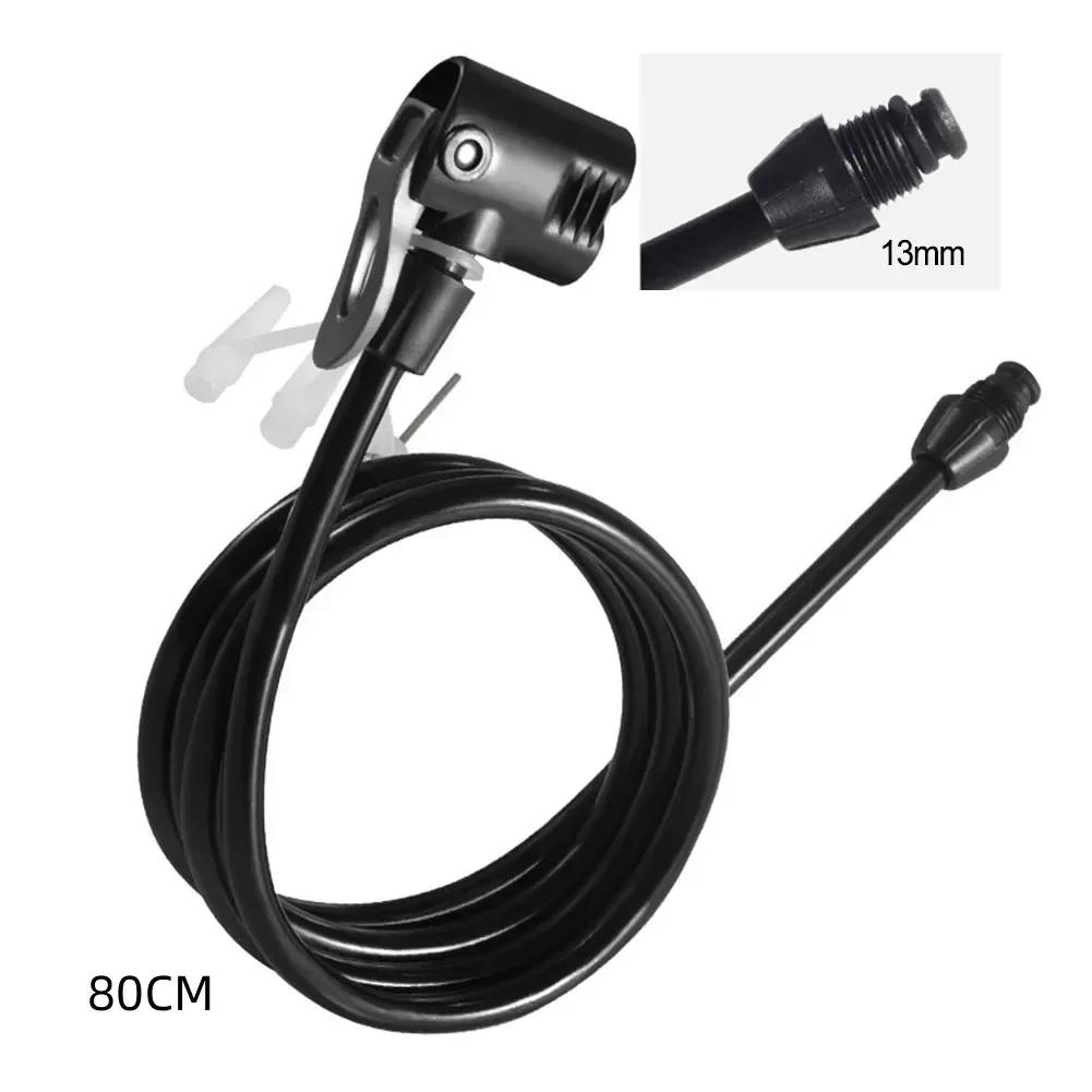 Bicicleta bomba de ar extensão tubo bomba mangueira bomba de ar conector acessórios bomba de bicicleta mangueira inflator acessórios - Image 1