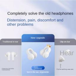Fones De Ouvido Sem Fio De Condução Óssea, Bluetooth Gaming Headsets, Cancelamento De Ruído, Fones De Ouvido Esportivos, Xiaomi, iPhone, AAA Plus Qualidade - Image 5