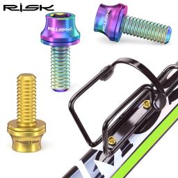 Risco m5x12mm bicicleta garrafa de água gaiola parafusos fixação liga titânio mtb estrada garrafa titular parafusos bomba ar parafusos fixos - Image 4