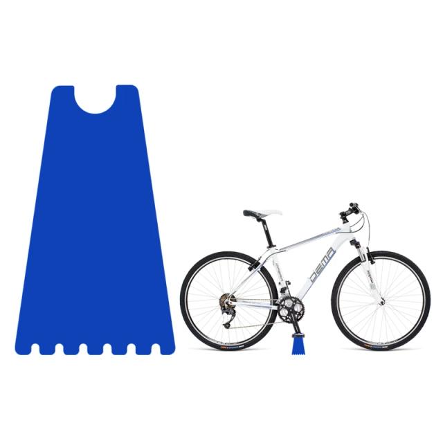 Suporte Portátil Transparente para Bicicletas Brompton e Mountain Bike - Ajuste, Limpeza e Reparação Fácil