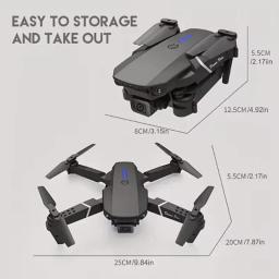 2024 novo e88 pro wifi fpv drone grande angular hd 4k 1080p câmera altura segurar rc dobrável quadcopter dron helicóptero brinquedos presente - Image 6