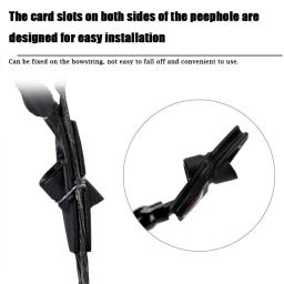 1pc tiro com arco peep sight buraco 30cm arco composto tiro visando puxar corda olho mágico caça ao ar livre acessórios de visão - Image 4
