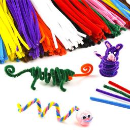 Multicolorido Chenille Twist Wire Stems, Pipe Cleaners, Plush Stick para DIY, Brinquedos Educativos, Material artesanal, 10 Pcs, 50 Pcs, 100Pcs, 30cm - Image 4