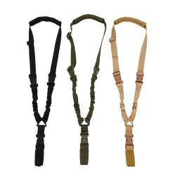 Alça de ombro do estilingue da arma do tiro, engrenagem tática, corda do rifle, fivela do metal, caça acessórios, engrenagem tática, único ponto - Image 3
