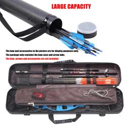 Takedown-Caso Bow duro recurvo com alça, Caso Viagem, Tiro com Arco portátil, ABS, Tiro com Arco - Image 2