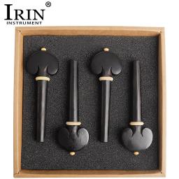 IRIN-Violoncelo De Madeira Maciça Pegs, Ebony Tuning Shaft, Acessórios De Instrumentos Musicais De Cordas, Reparação De Violino, Ferramentas De Manutenção, Peças, 4pcs - Image 1