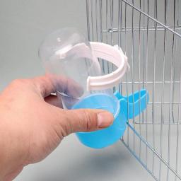 Distribuidor automático da água do pássaro, transparente fivela alimentador, copo bebendo, Pet fornecimentos, 120ml 240ml 490ml - Image 5