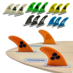 UPSURF FUTURO S Tri Fins Set, Honeycomb Fiber, Surf Fins, abas simples, Base Quilhas 3 Barbatanas para Prancha de Surf e Funboard - Image 1