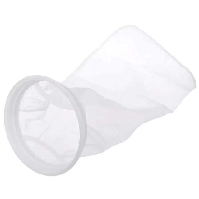 Filtro de Náilon Meia Lua para Aquário - Saco Filtro para Peixes 17" de Comprimento e 7" de Diâmetro