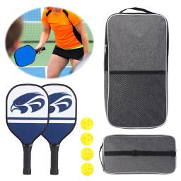 Impermeável Pickleball Paddle Storage Bag, suporte de raquete, 4 bolas, raquete tampa, estojo - Image 6