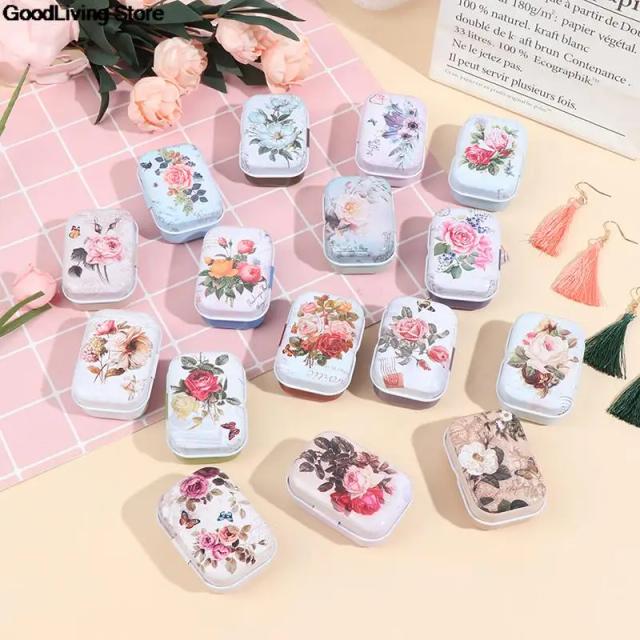 Mini Caixa de Metal Selada para Armazenamento de Joias, Doces e Acessórios com Design Compacto e Elegante