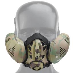 Máscara Respiradora Tática Especial, Meia Face Máscara de Gás para Militar, Paintball, Airsoft, Caça, Jogo CS, Cosplay, Modelo Formiga, Homens - Image 1