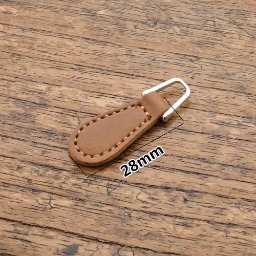 Zíper Deslizante Militar com Puxador de Couro e Anel - Substituição em Nylon e Metal