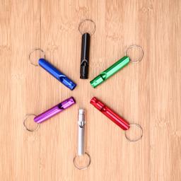 Portátil Pet Training Whistle, alumínio Puppy Stop Barking, flauta de som para gatos, apitos interativos, gato suprimentos - Image 6