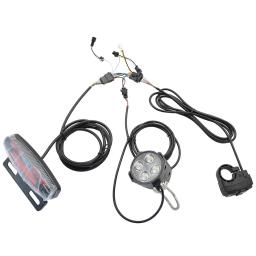Bicicleta elétrica traseira Kit Luz Traseira, Luzes de advertência, LED Night Spotlight, Ciclismo Modificação Peças, 1 Conjunto - Image 2
