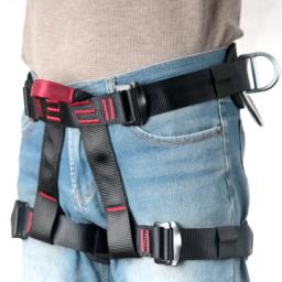 Segurança escalada cinto para escalada ao ar livre, treinamento meio arnês do corpo, suprimentos de proteção, equipamento de sobrevivência, expandir, 25KN - Image 6