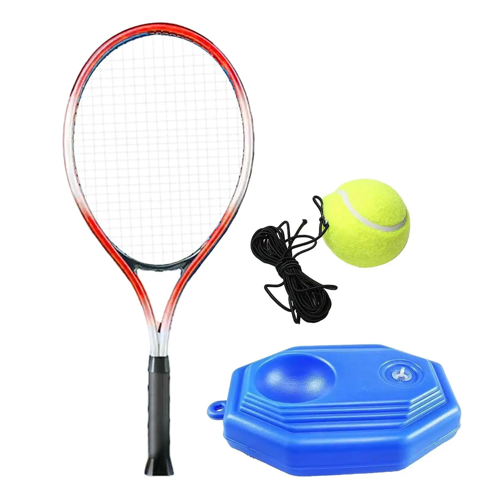 Treinador de tênis bola de rebote equipamento de treinamento solo para iniciantes exercício único jogador auto prática para parque jardim quintal - Image 1