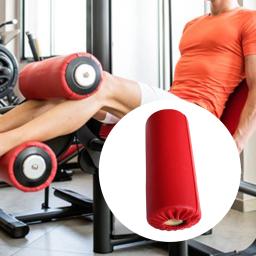 Rolo de espuma de couro PU para treino, esponja, suporte de rolo, equipamento de exercício, Home Gym, Fitness Machine - Image 5