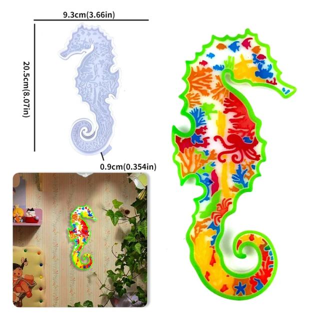 Molde de Silicone para Lagarto e Sapo em 3D - DIY para Decoração de Parede com Resina Epóxi Cristalina