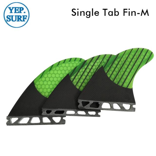 Prancha de Surf com Fins G5 em Fibra de Carbono Honeycomb - Conjunto de 3 Peças para Funboard UPSURF FUTURO