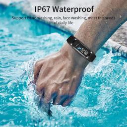 LIGE-Relógio Inteligente Amoled para Homens e Mulheres, Banda Inteligente, Frequência Cardíaca, Sangue, Pulseira Inteligente Impermeável, Rastreador de Fitness Esportivo, 2023 - Image 6