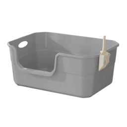 Abra A Caixa De Areia Superior Do Animal De Estimação, Bedpan Do Gato Do Vaso Sanitário, Recipiente De Areia, Sandbox De Gato - Image 2
