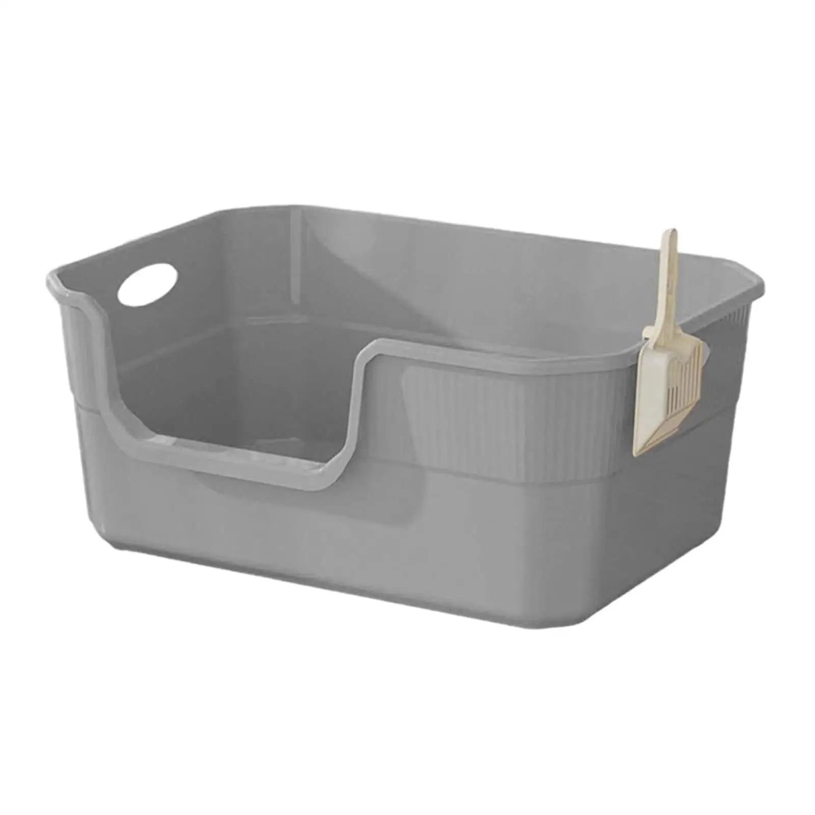 Abra A Caixa De Areia Superior Do Animal De Estimação, Bedpan Do Gato Do Vaso Sanitário, Recipiente De Areia, Sandbox De Gato - Image 1