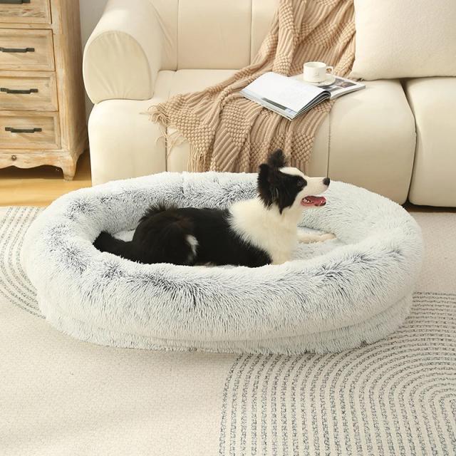 Cama Luxuosa para Cães com Almofada Confortável, Ideal para Sofás e Tapetes de Dormir em Casa