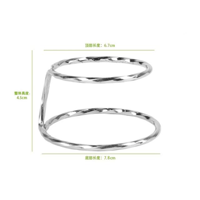 Infusor de Chá em Aço Inoxidável com Malha Fina - Filtro para Folhas e Especiarias em Utensílios de Cozinha Kungfu