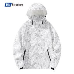 Impermeável leve masculino, quebra-vento 3-em-1jaqueta com capuz, quebra-vento 3-em-1para caminhadas e viagens, 2 peças, primavera e inverno - Image 4