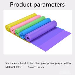 Faixa de resistência elástica para ioga e pilates, 150cm, elástico, para treinamento, ginásio, fitness, treinamento - Image 6