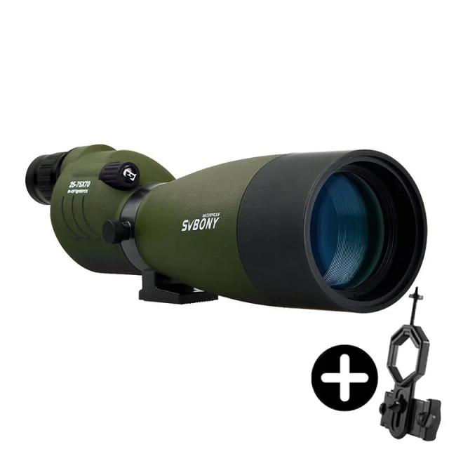 Telescópio Zoom Impermeável SVBONY SV17 - Poderoso Monocular 25-75x70 com Prisma BAK4 para Observação de Alvos