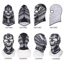 Crânio masculino balaclava máscara de esqui ciclismo bonés snowboard capa facial motocicleta capacete da bicicleta capuz bandana cachecol respirável à prova vento - Image 4