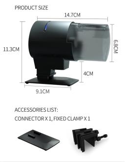 Novo automático alimentador de peixes aquário inteligente alimentador alimentos máquina temporizador ferramenta com 2 bases estilo wifi/lcd/simples - Image 3